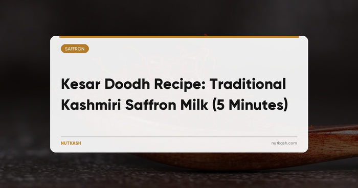 Kesar Doodh Recipe: Traditional Kashmiri Saffron Milk (5 Minutes)