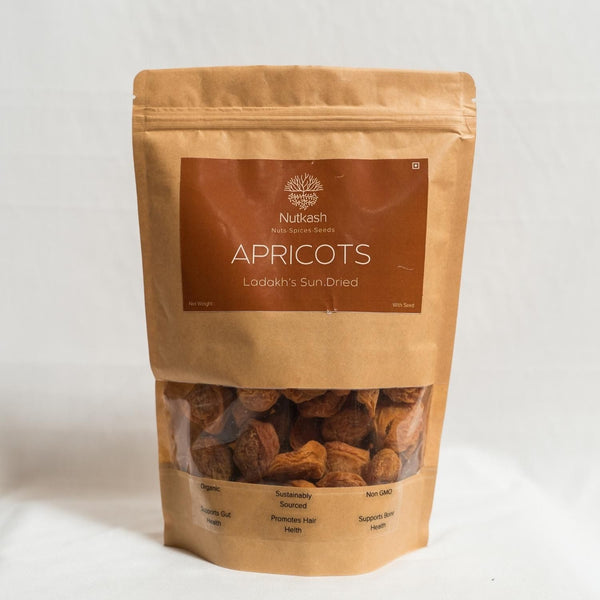 Sun-Dried Apricots — Ladakh | With Seed | 500g