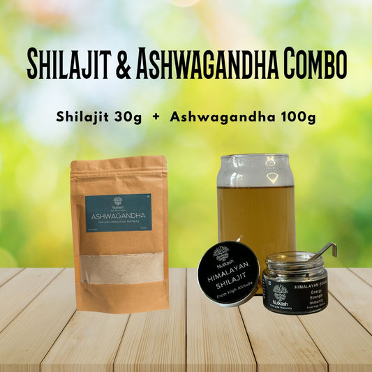 Shilajit & Ashwagandha Combo | Nutkash